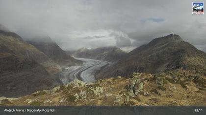 Riederalp: Aletsch Arena - Moosfluh Bergstation