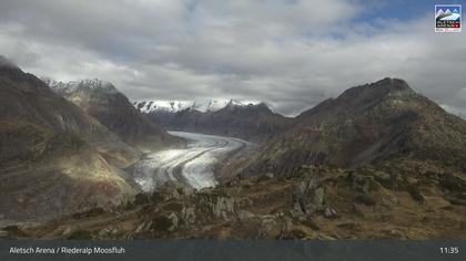 Riederalp: Aletsch Arena - Moosfluh Bergstation