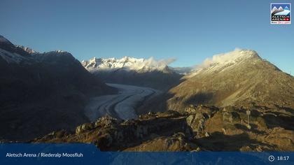 Riederalp: Aletsch Arena - Moosfluh Bergstation