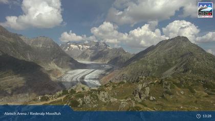 Riederalp: Aletsch Arena - Moosfluh Bergstation