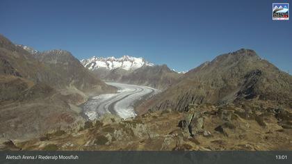 Riederalp: Aletsch Arena - Moosfluh Bergstation