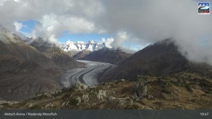 Riederalp: Aletsch Arena - Moosfluh Bergstation