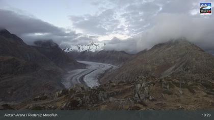 Riederalp: Aletsch Arena - Moosfluh Bergstation