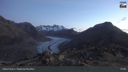 Riederalp: Aletsch Arena - Moosfluh Bergstation