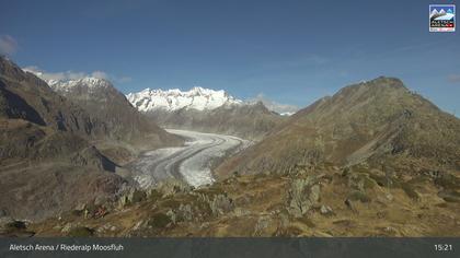 Riederalp: Aletsch Arena - Moosfluh Bergstation