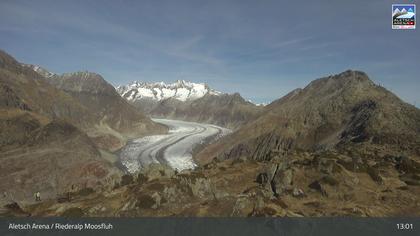 Riederalp: Aletsch Arena - Moosfluh Bergstation