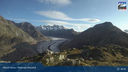 Riederalp: Aletsch Arena - Moosfluh Bergstation