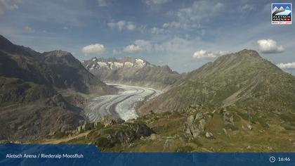 Riederalp: Aletsch Arena - Moosfluh Bergstation