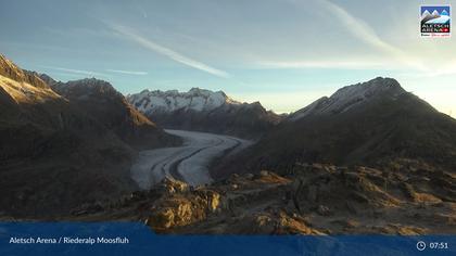 Riederalp: Aletsch Arena - Moosfluh Bergstation