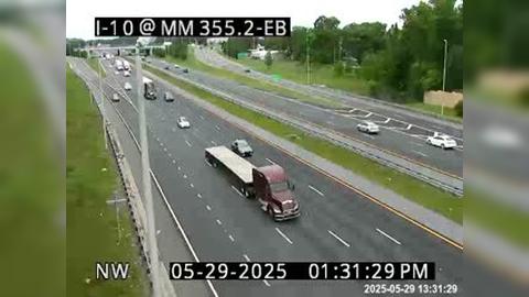 Traffic Cam Jacksonville: I-10 E of Hammond Blvd