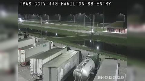 Traffic Cam Camps Still: TPAS-20622: I-75 SB Hamilton Weigh Station B