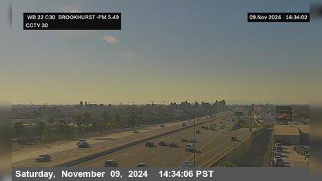 Traffic Cam Garden Grove › West: SR-22 : Brookhurst Street