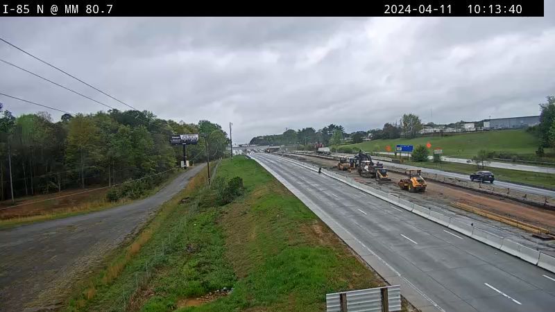 Traffic Cam Enola: I-85 N @ MM 80.7