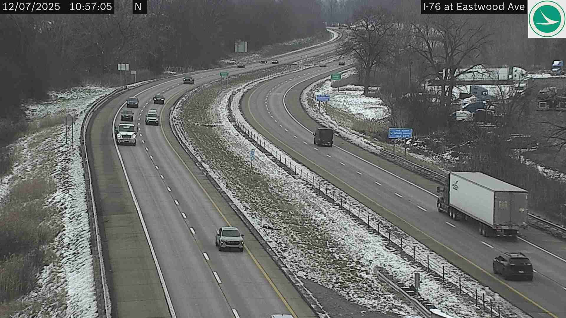 Traffic Cam Tallmadge: I-76 at Eastwood Ave