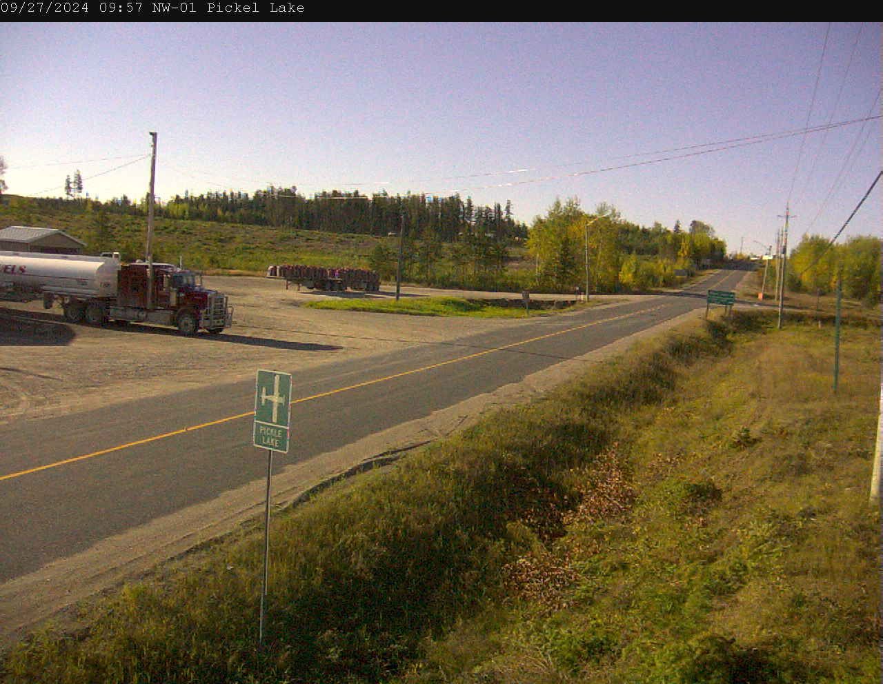 Traffic Cam Pickle Lake Township: Highway 599 near Pickle Lake
