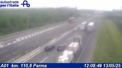 Preview delle webcam di San Martino: A01 km. 110,8 Parma