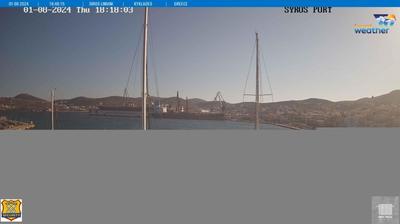 Ermoupoli coast webcam