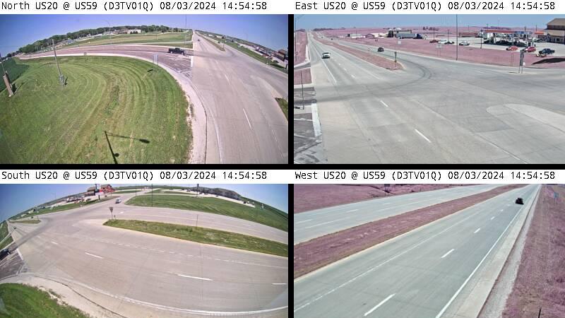 Traffic Cam Holstein: D3 - US 20 @ US - Quad (D3TV01Q)