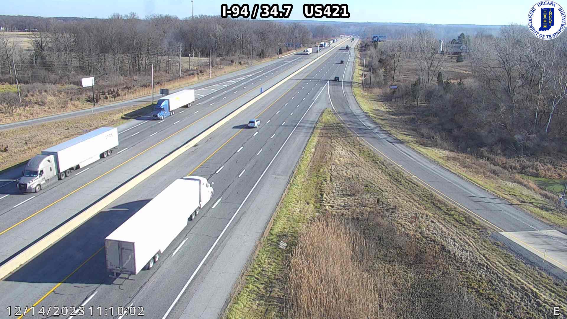 Traffic Cam Beattys Corner: I-94: I-94 - 34.7 US421: I-94 - 34.7 US421