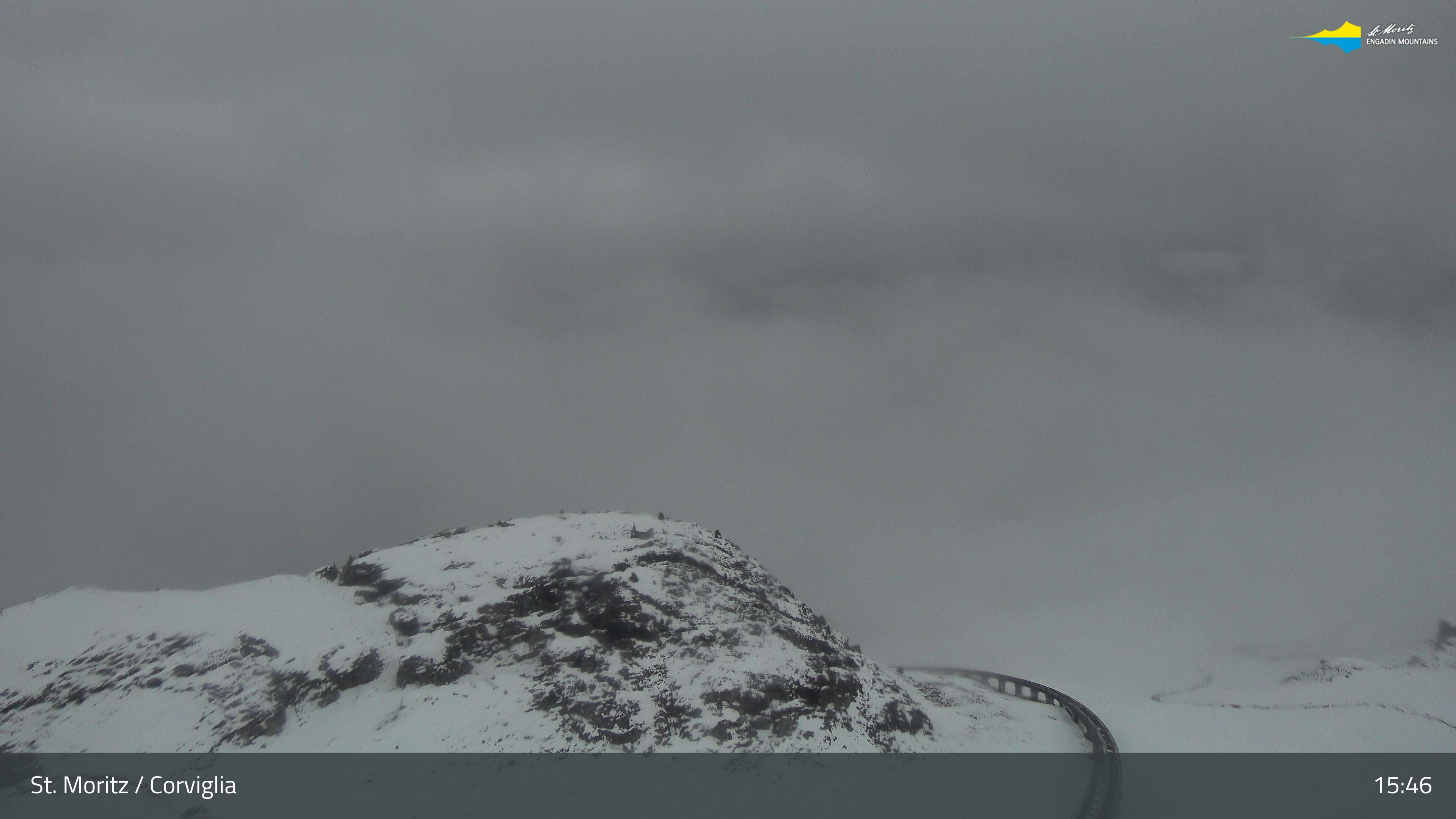 Sankt Moritz › Südosten: Corviglia - St Moritz - Lake Saint Moritz