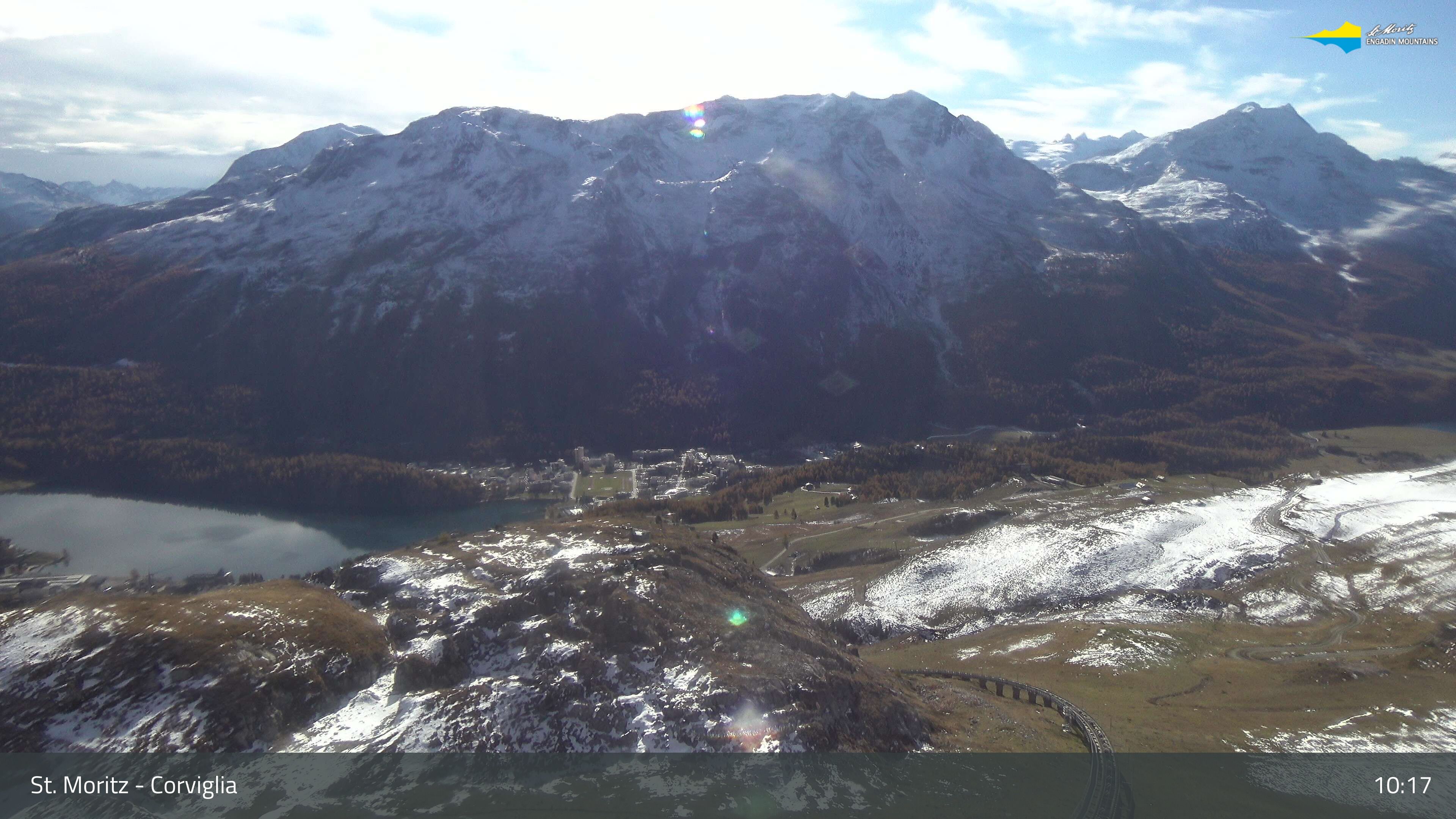 Sankt Moritz › Südosten: Corviglia - St Moritz - Lake Saint Moritz