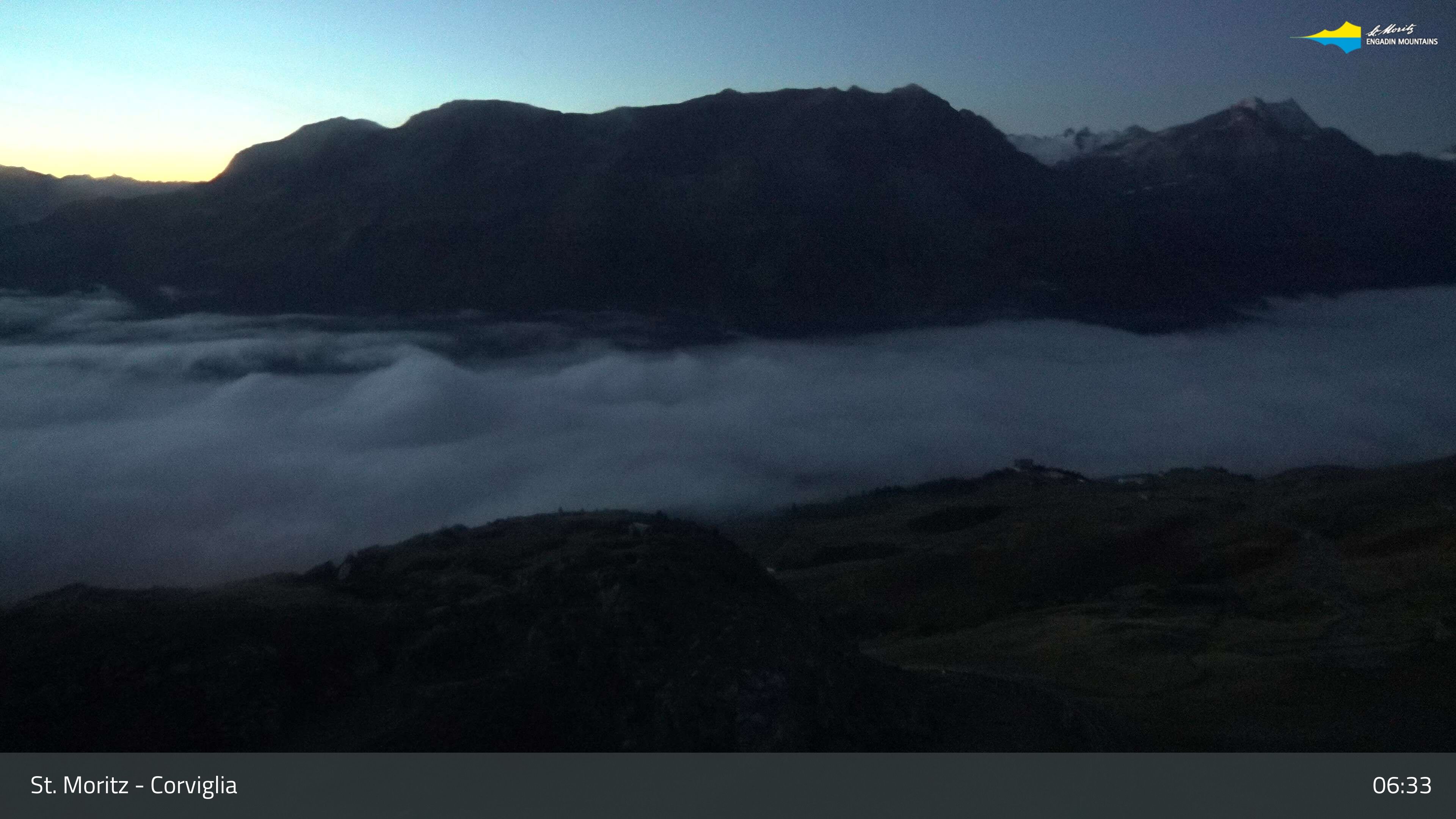 Sankt Moritz › Südosten: Corviglia - St Moritz - Lake Saint Moritz