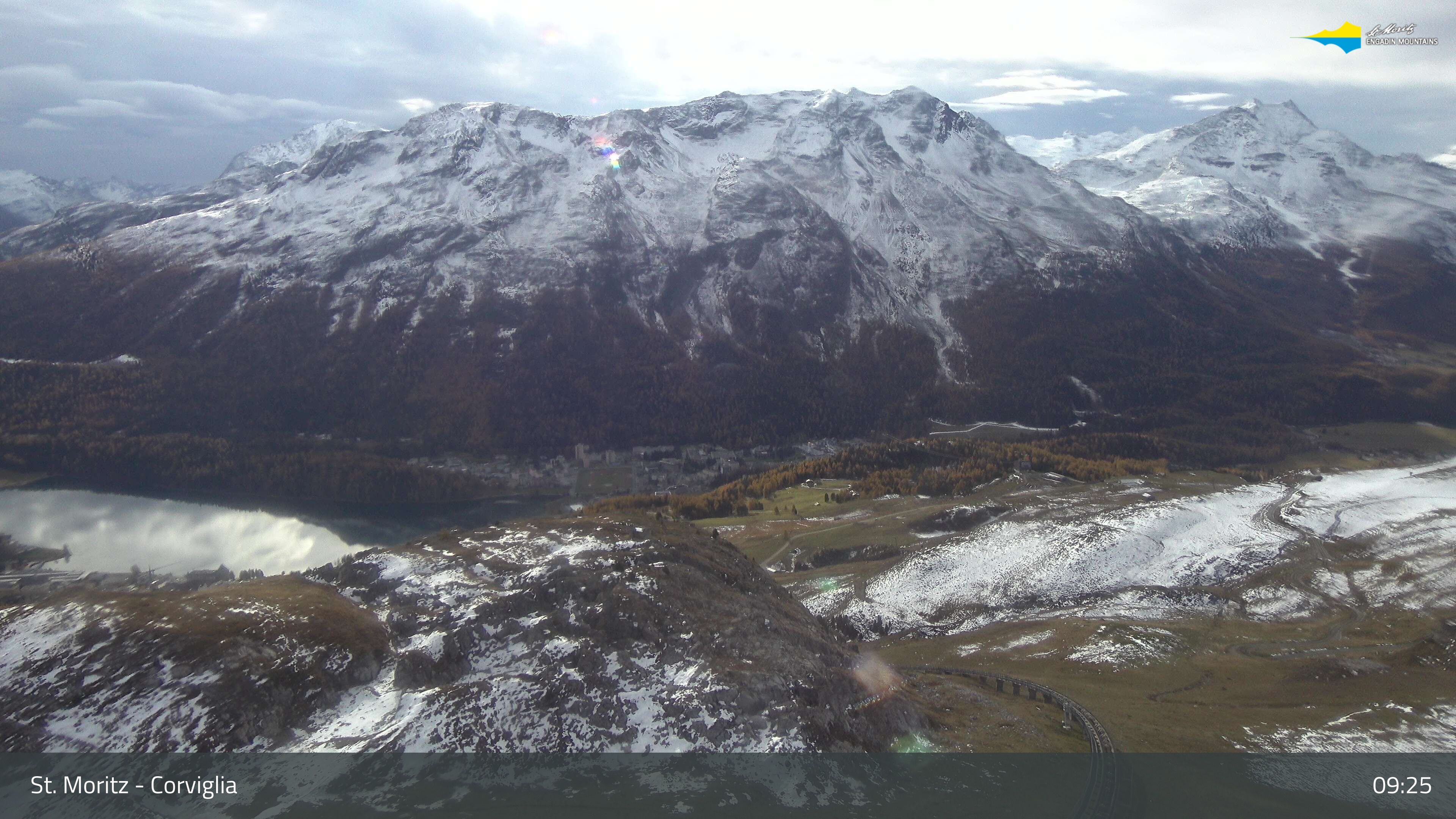 Sankt Moritz › Südosten: Corviglia - St Moritz - Lake Saint Moritz