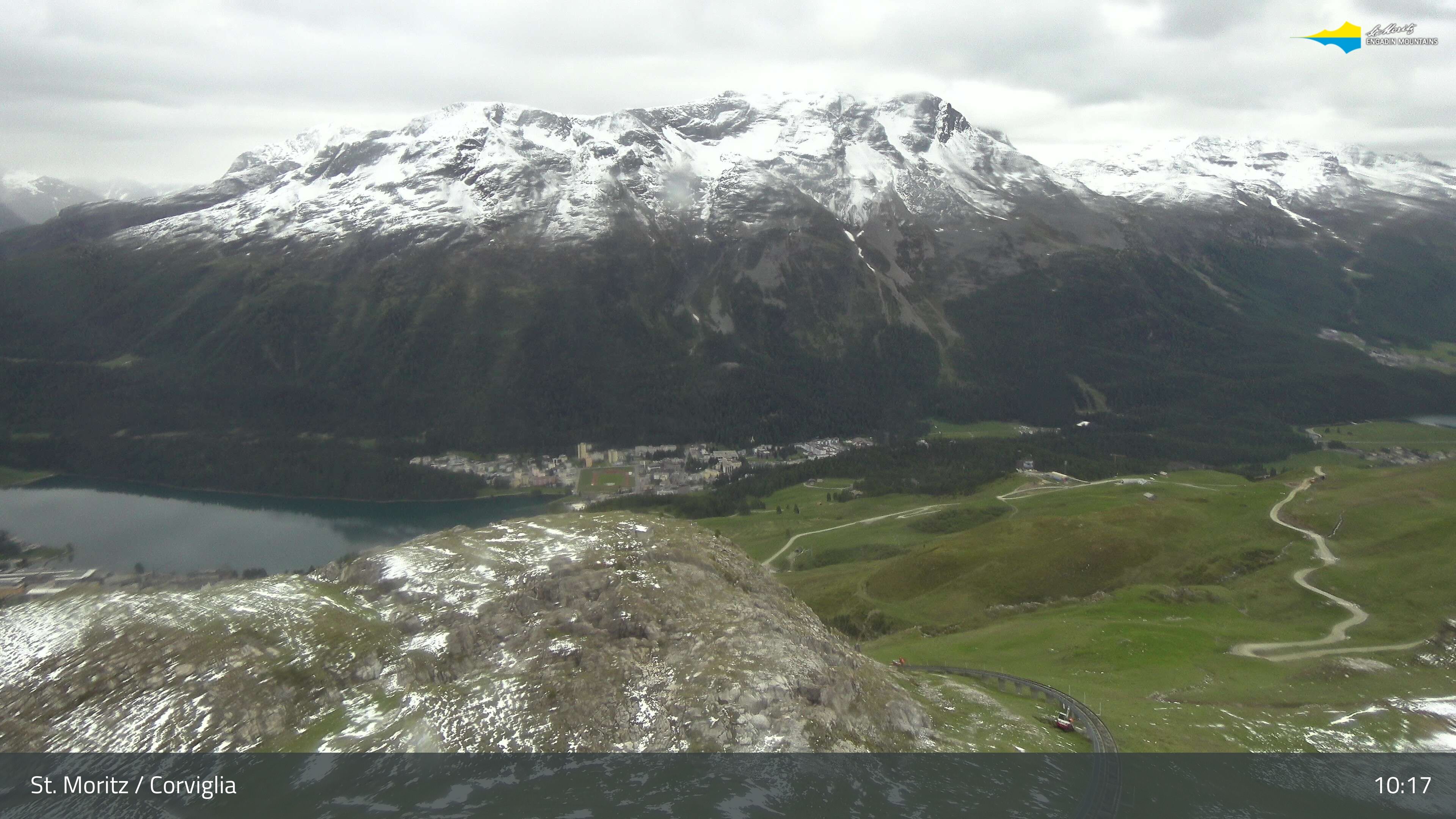 Sankt Moritz › Südosten: Corviglia - St Moritz - Lake Saint Moritz