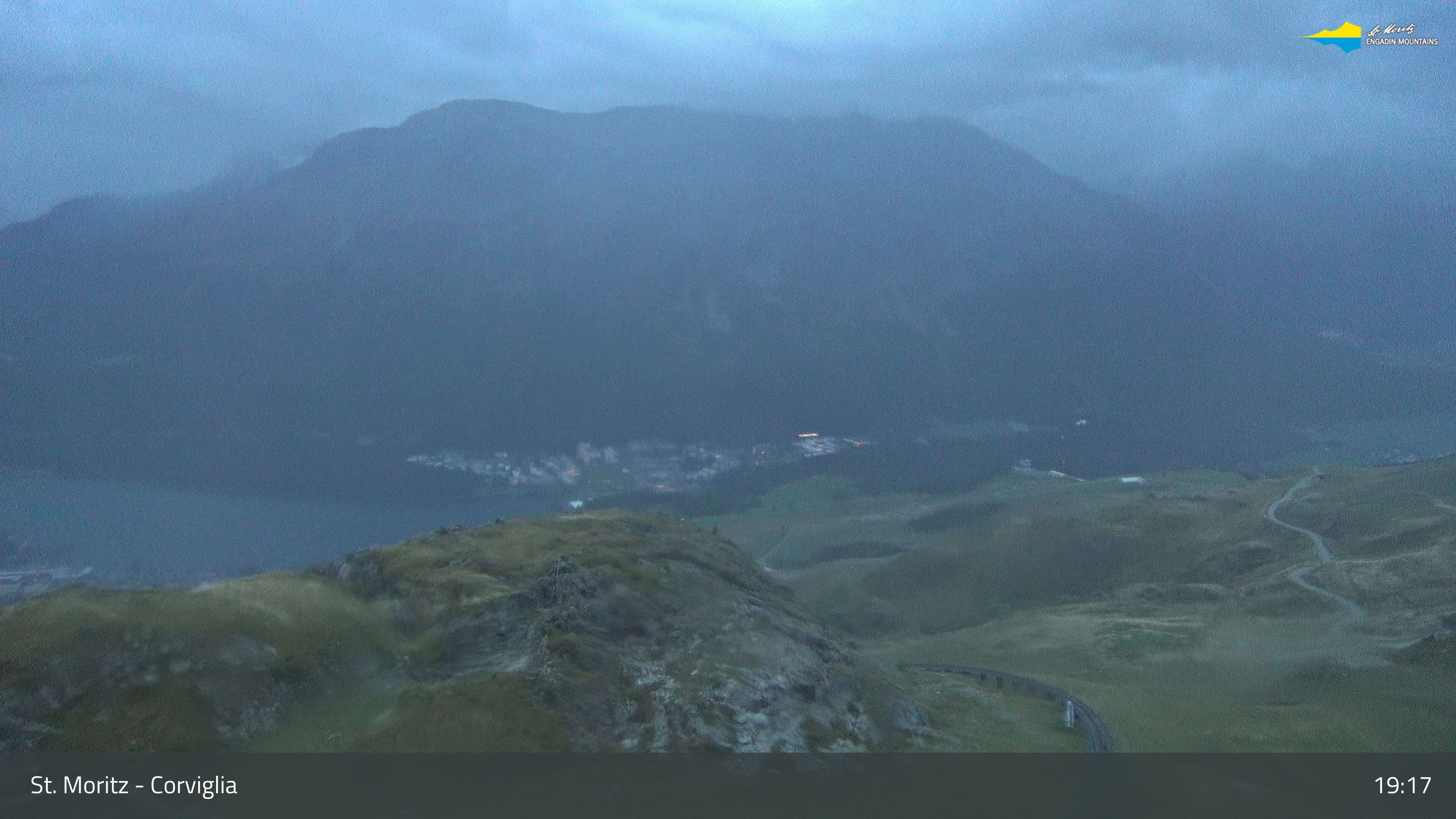 Sankt Moritz › Südosten: Corviglia - St Moritz - Lake Saint Moritz