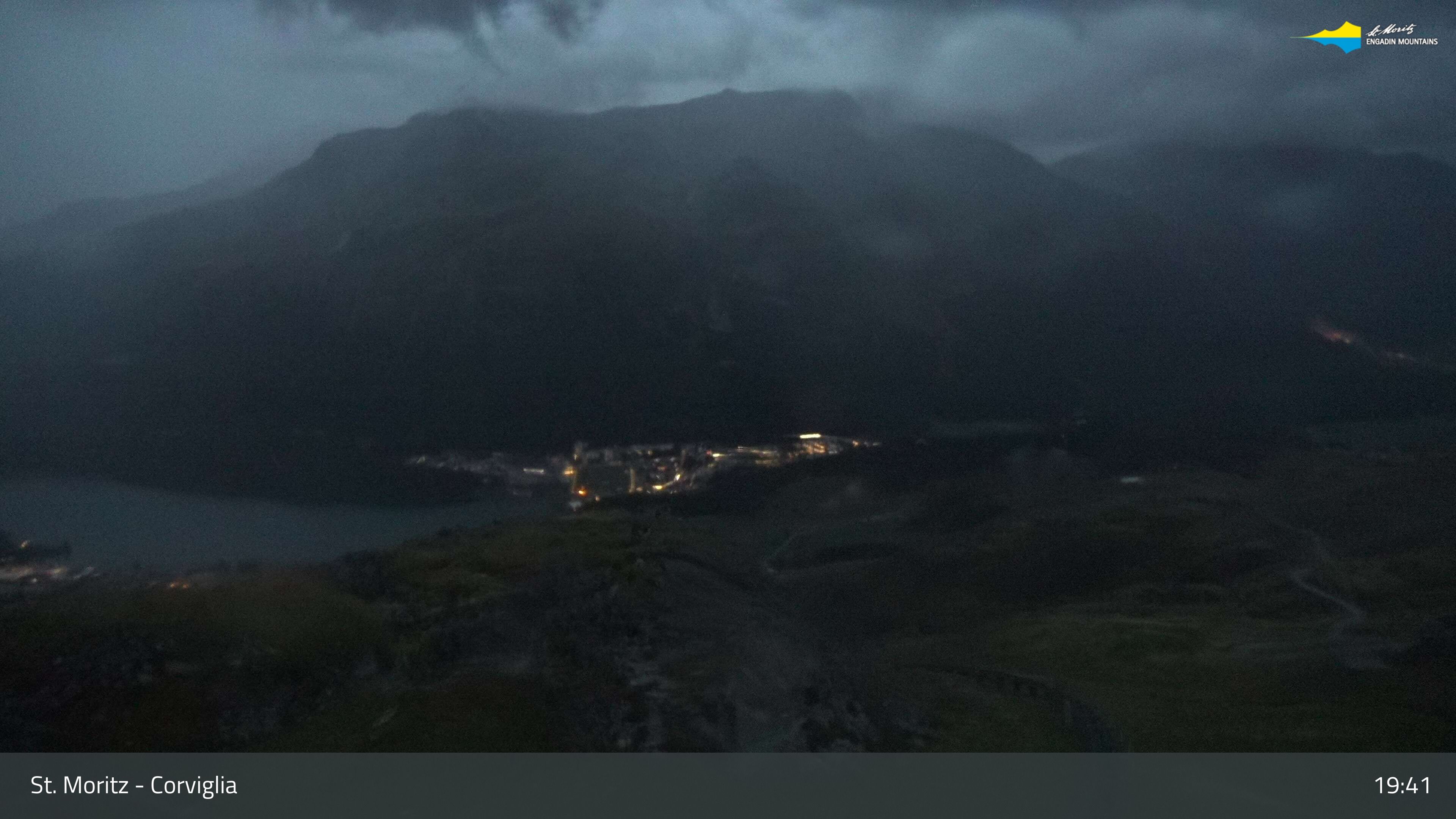 Sankt Moritz › Südosten: Corviglia - St Moritz - Lake Saint Moritz