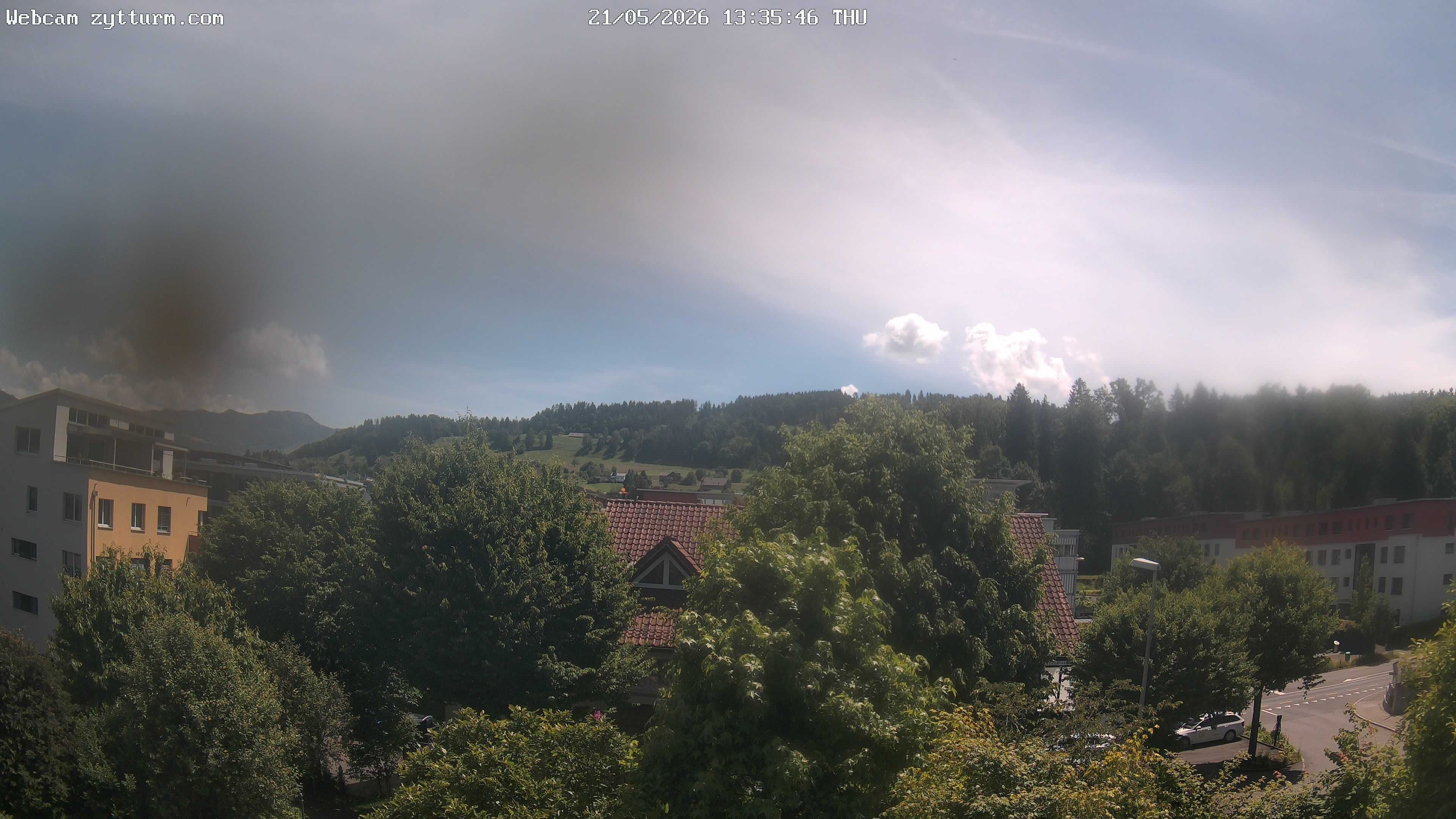 Risch-Rotkreuz: Live Webcam Rotkreuz Richtung Süd-Ost