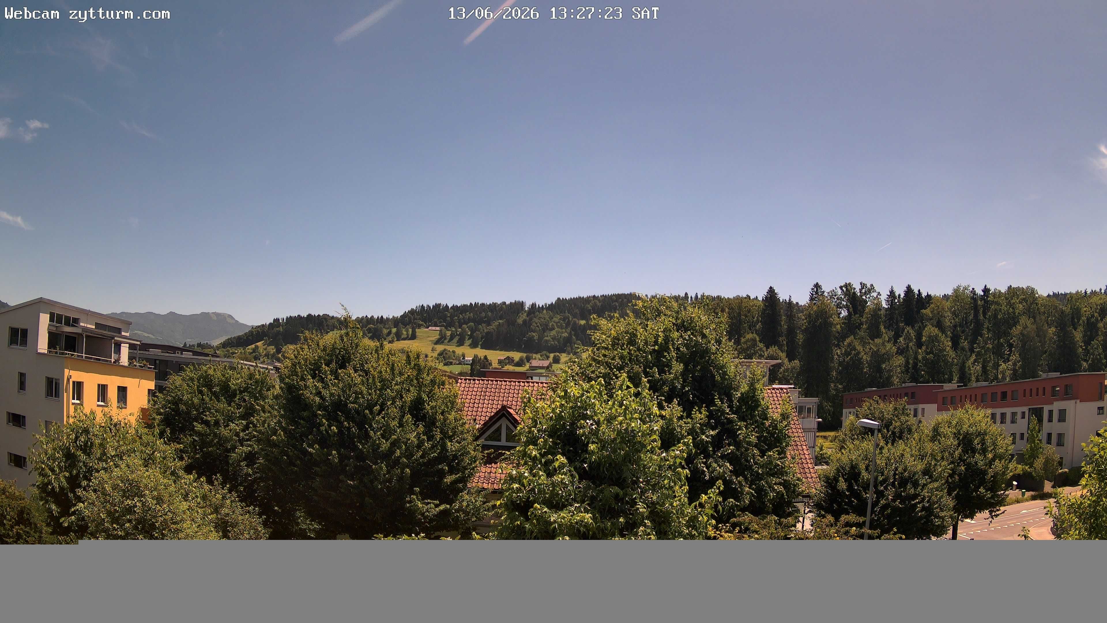 Risch-Rotkreuz: Live Webcam Rotkreuz Richtung Süd-Ost
