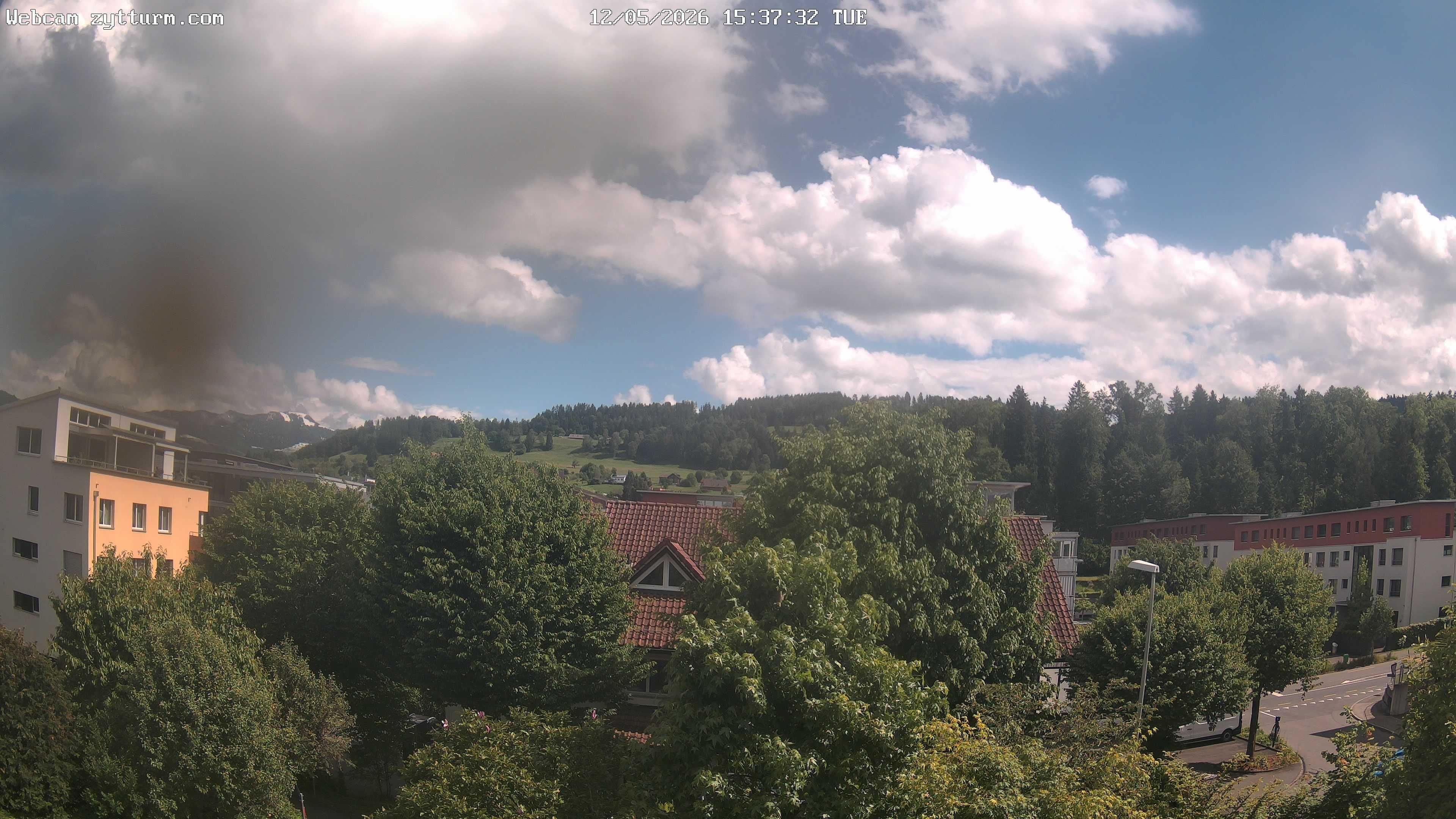 Risch-Rotkreuz: Live Webcam Rotkreuz Richtung Süd-Ost