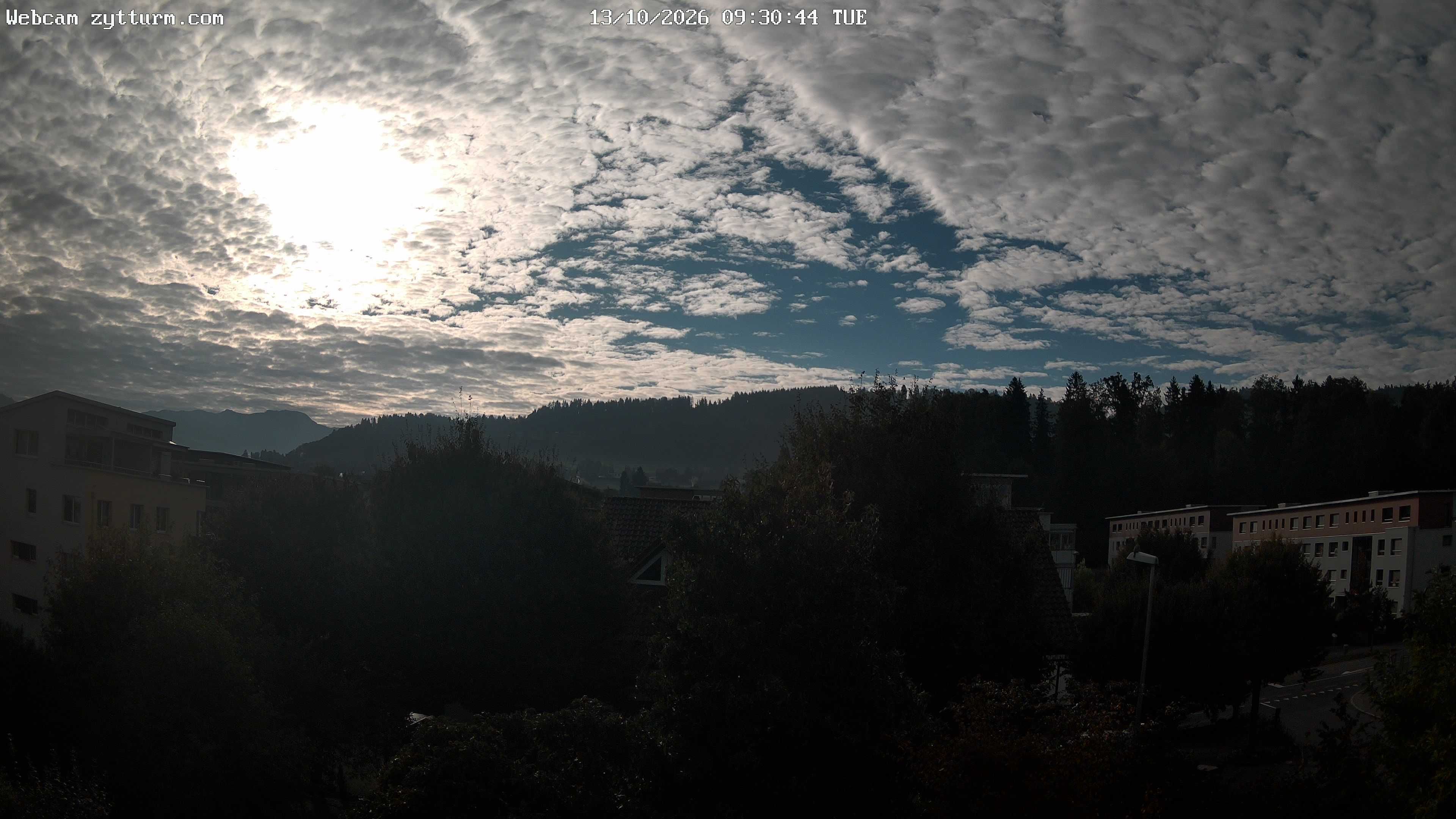 Risch-Rotkreuz: Live Webcam Rotkreuz Richtung Süd-Ost