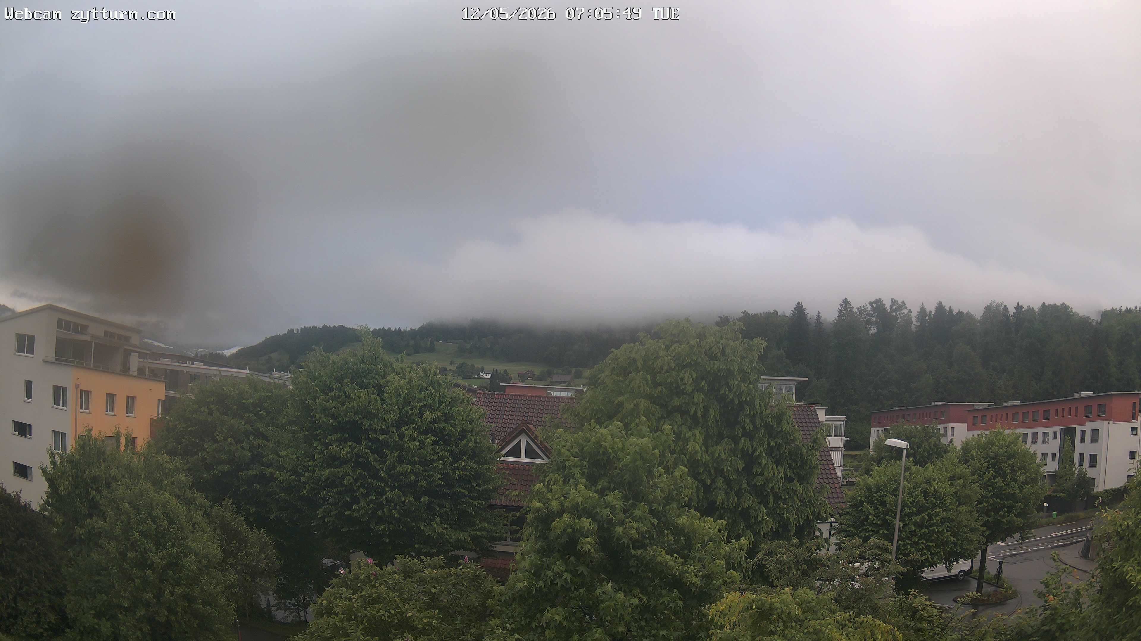 Risch-Rotkreuz: Live Webcam Rotkreuz Richtung Süd-Ost