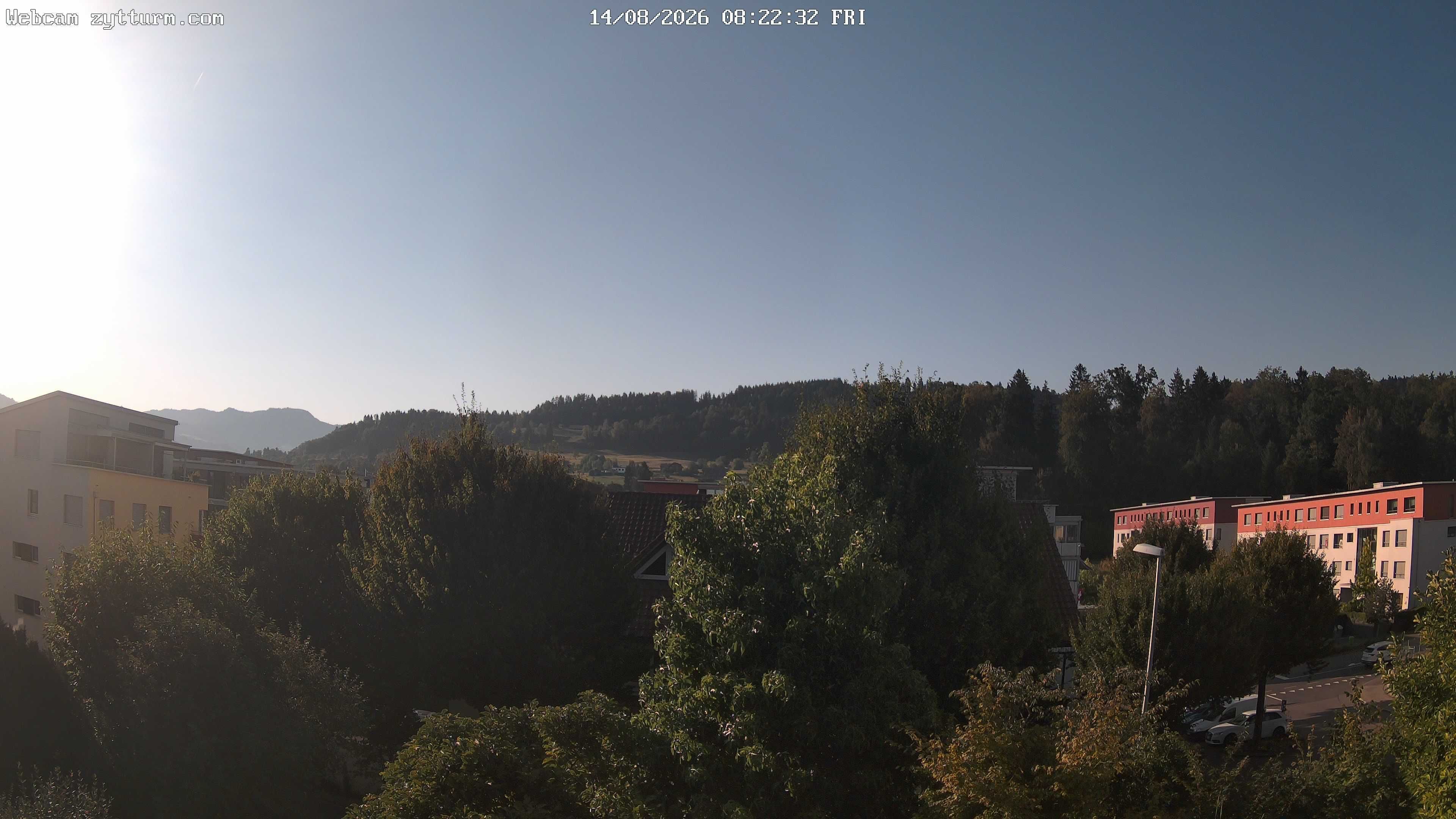 Risch-Rotkreuz: Live Webcam Rotkreuz Richtung Süd-Ost