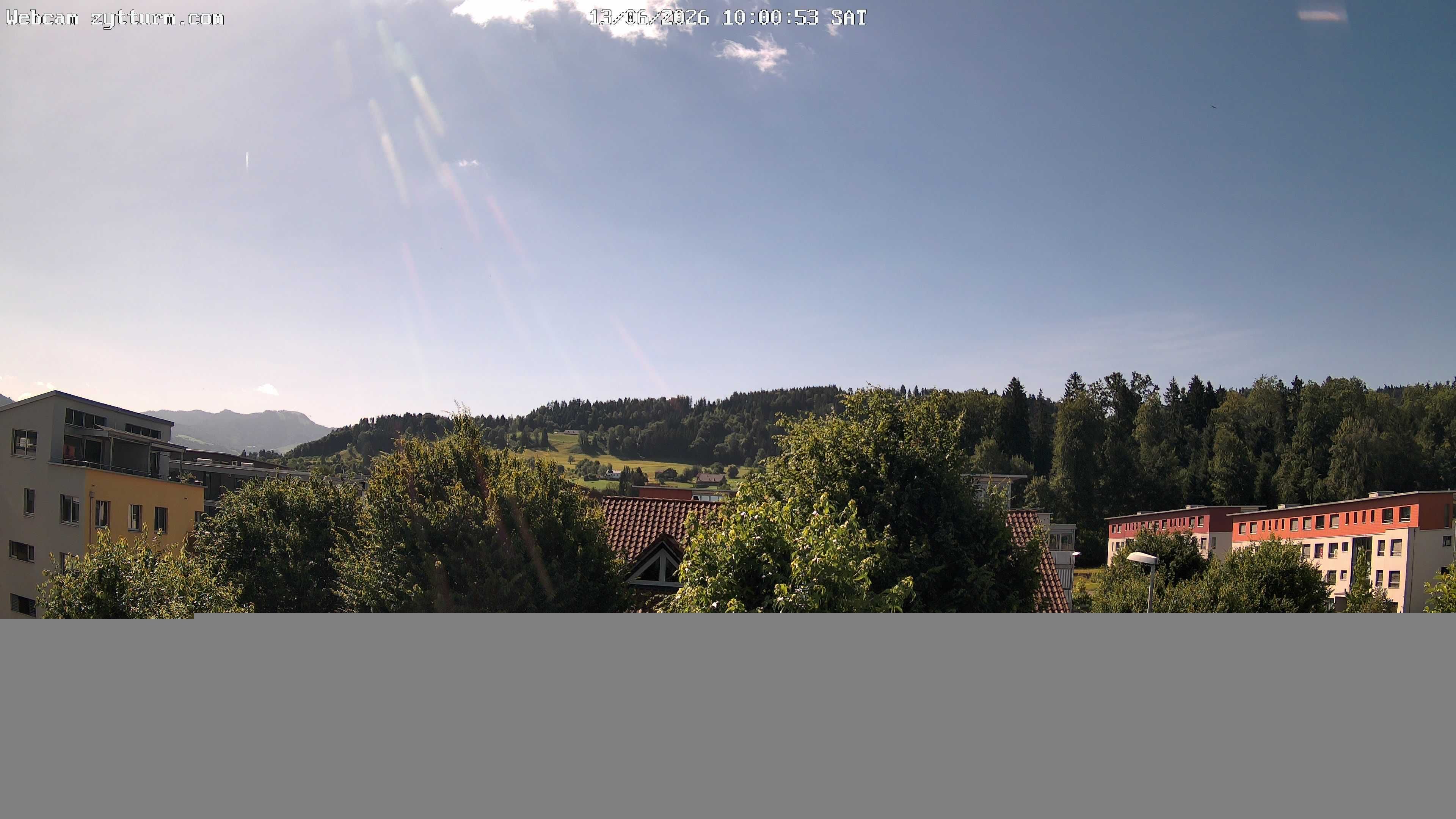 Risch-Rotkreuz: Live Webcam Rotkreuz Richtung Süd-Ost