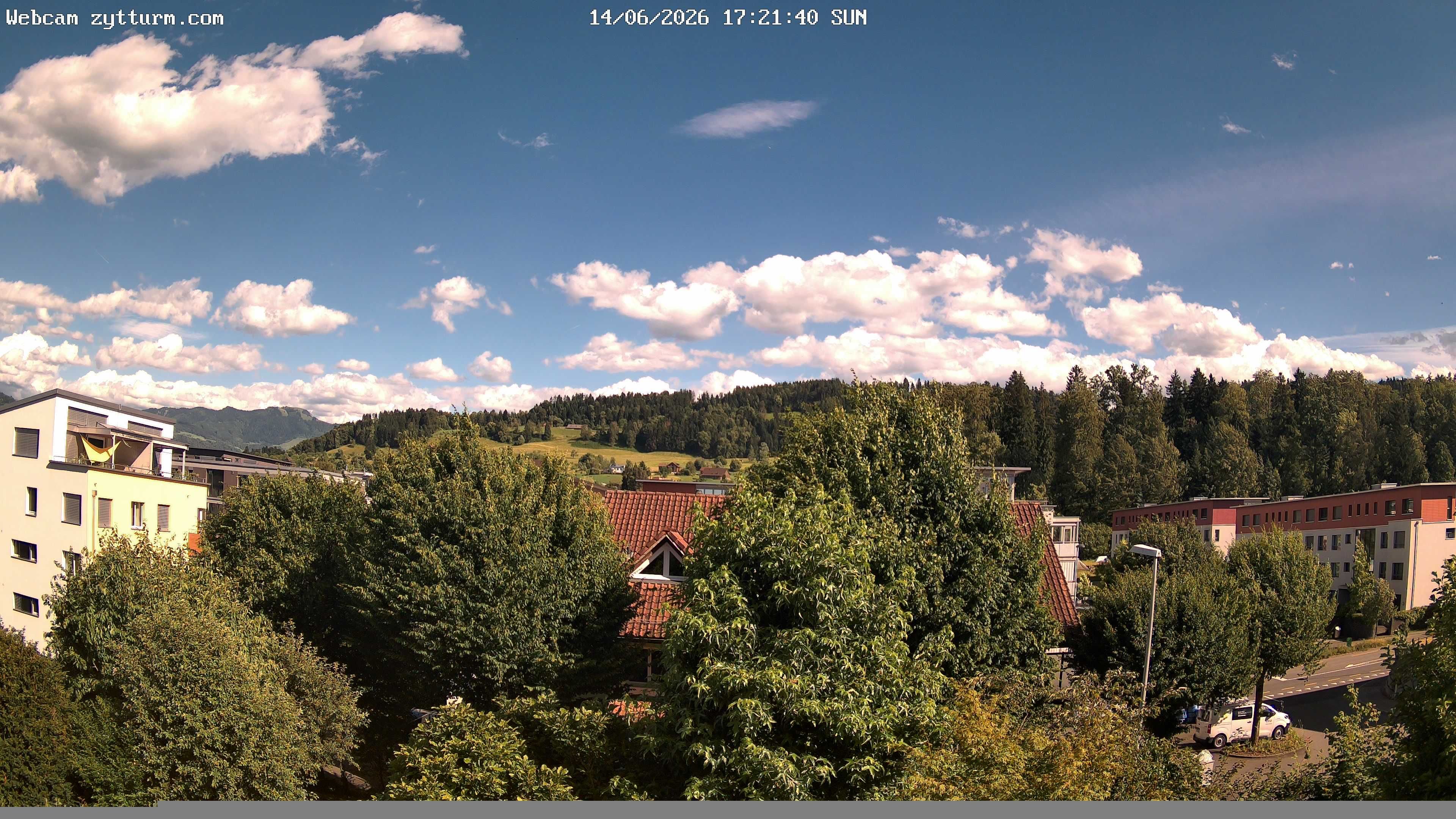 Risch-Rotkreuz: Live Webcam Rotkreuz Richtung Süd-Ost