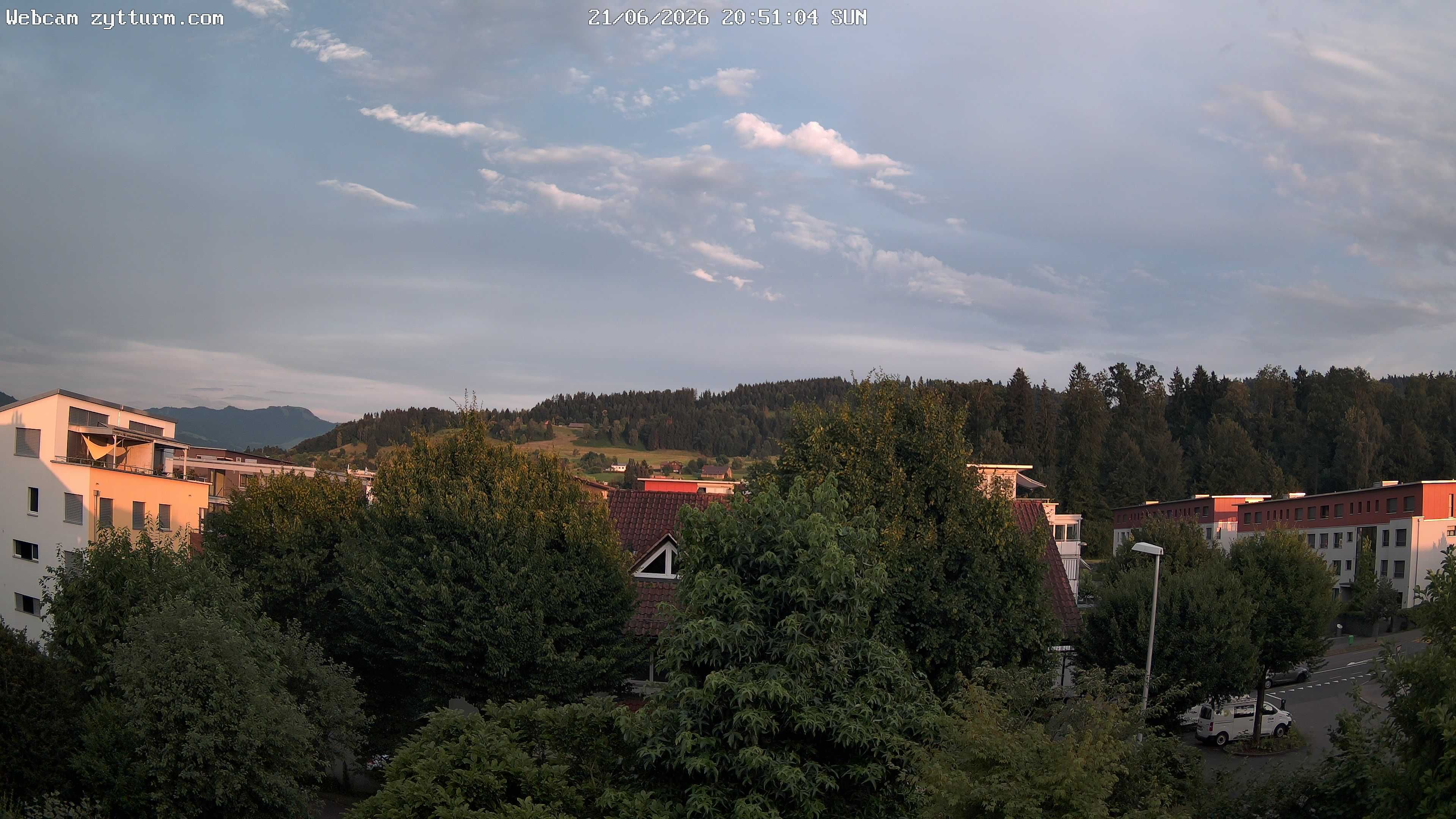 Risch-Rotkreuz: Live Webcam Rotkreuz Richtung Süd-Ost