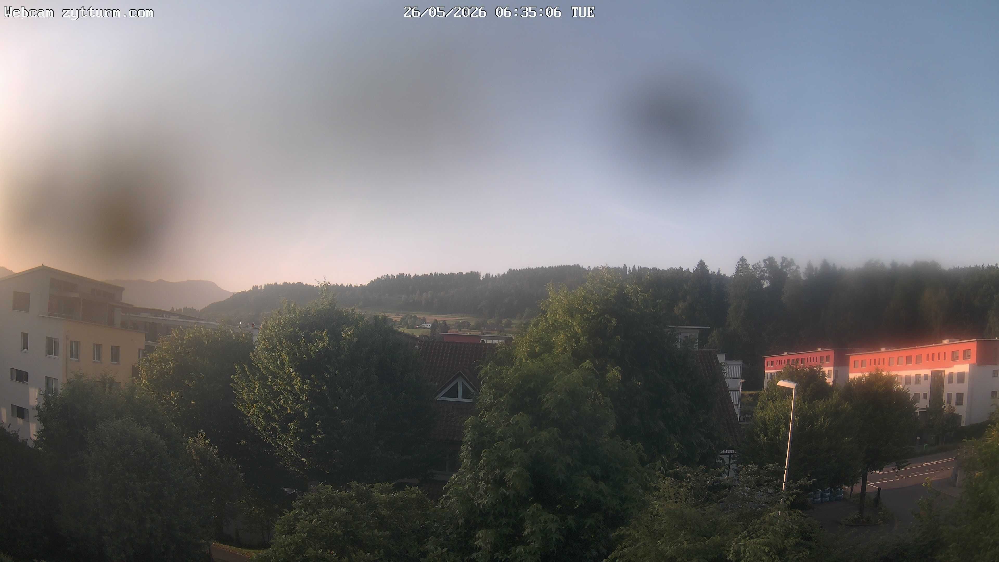 Risch-Rotkreuz: Live Webcam Rotkreuz Richtung Süd-Ost