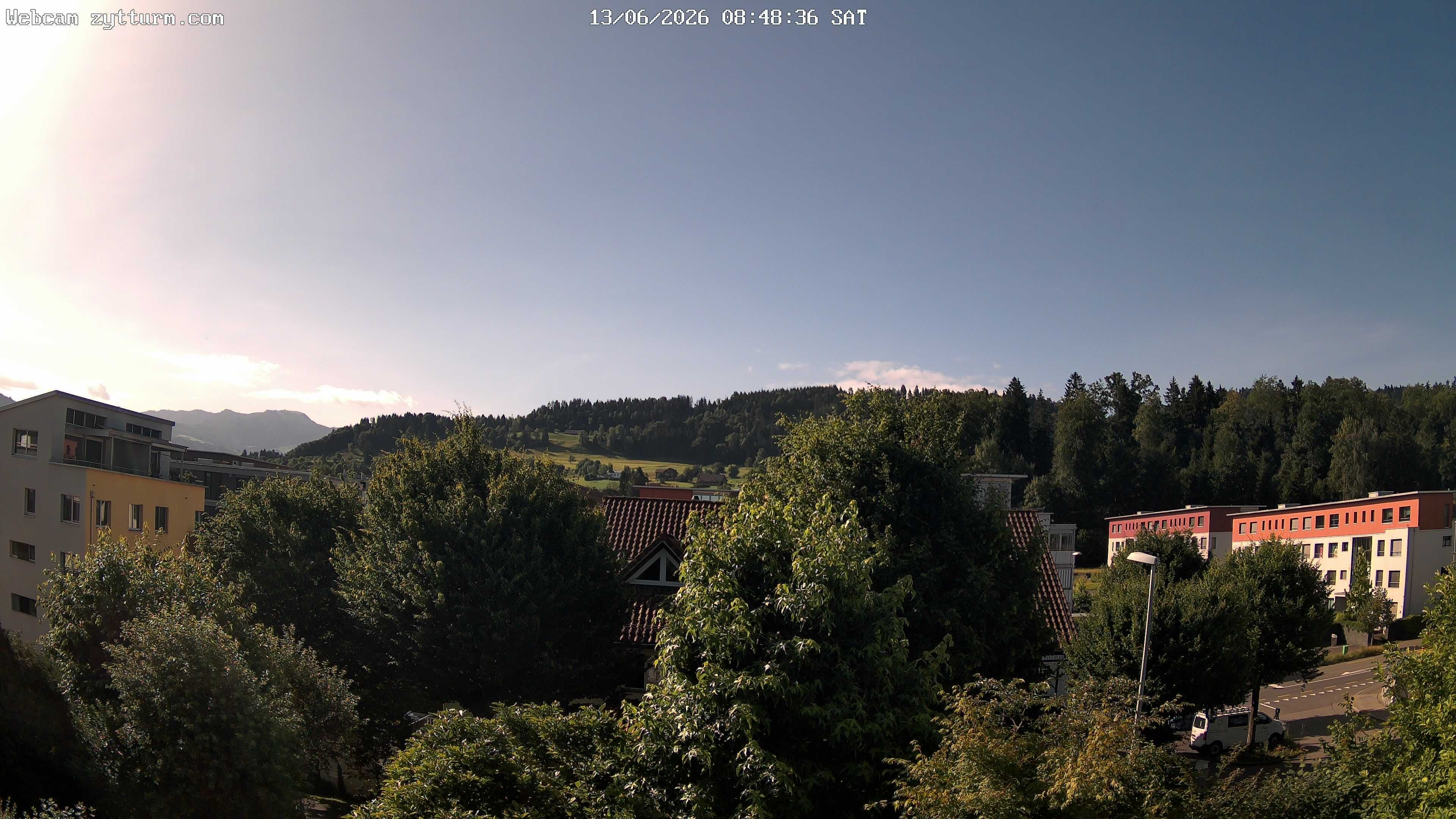 Risch-Rotkreuz: Live Webcam Rotkreuz Richtung Süd-Ost