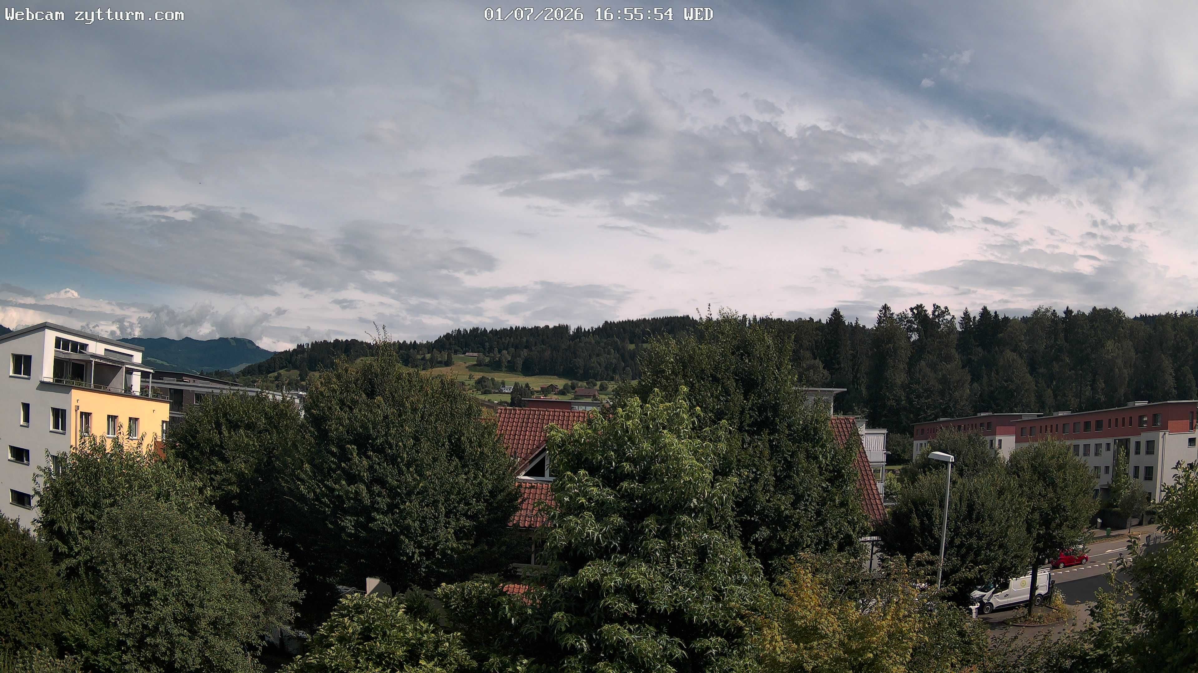 Risch-Rotkreuz: Live Webcam Rotkreuz Richtung Süd-Ost