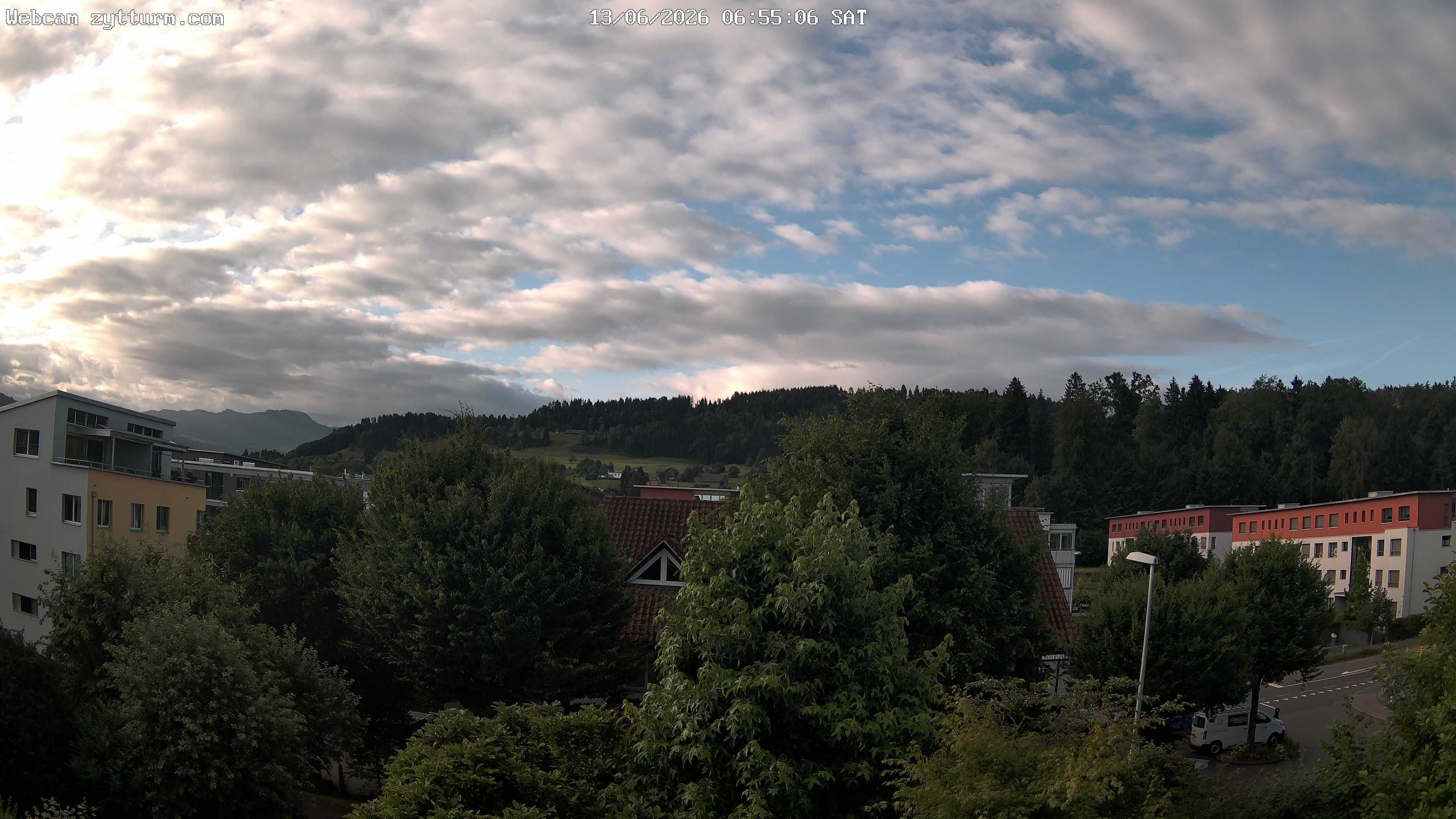 Risch-Rotkreuz: Live Webcam Rotkreuz Richtung Süd-Ost