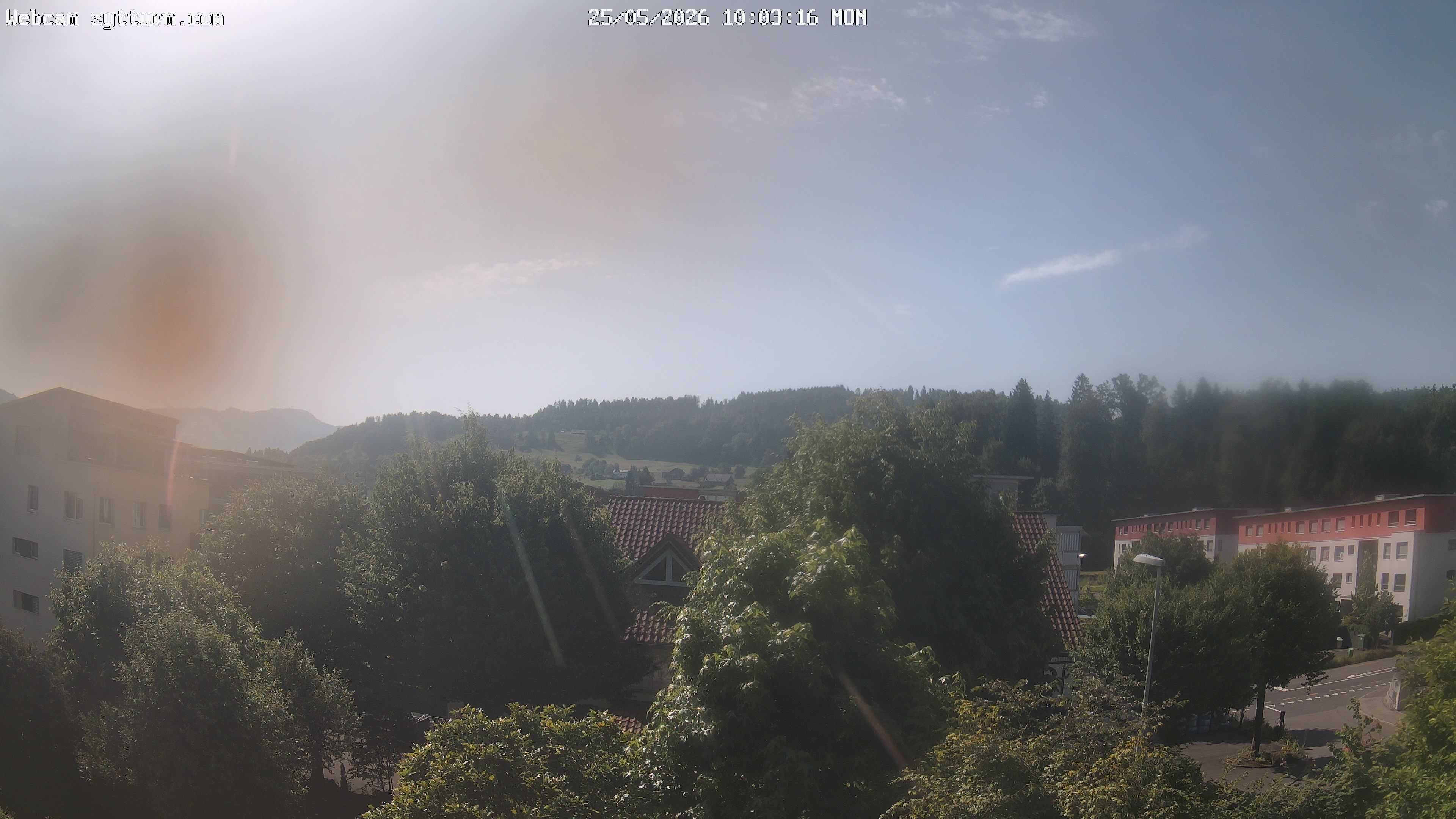 Risch-Rotkreuz: Live Webcam Rotkreuz Richtung Süd-Ost