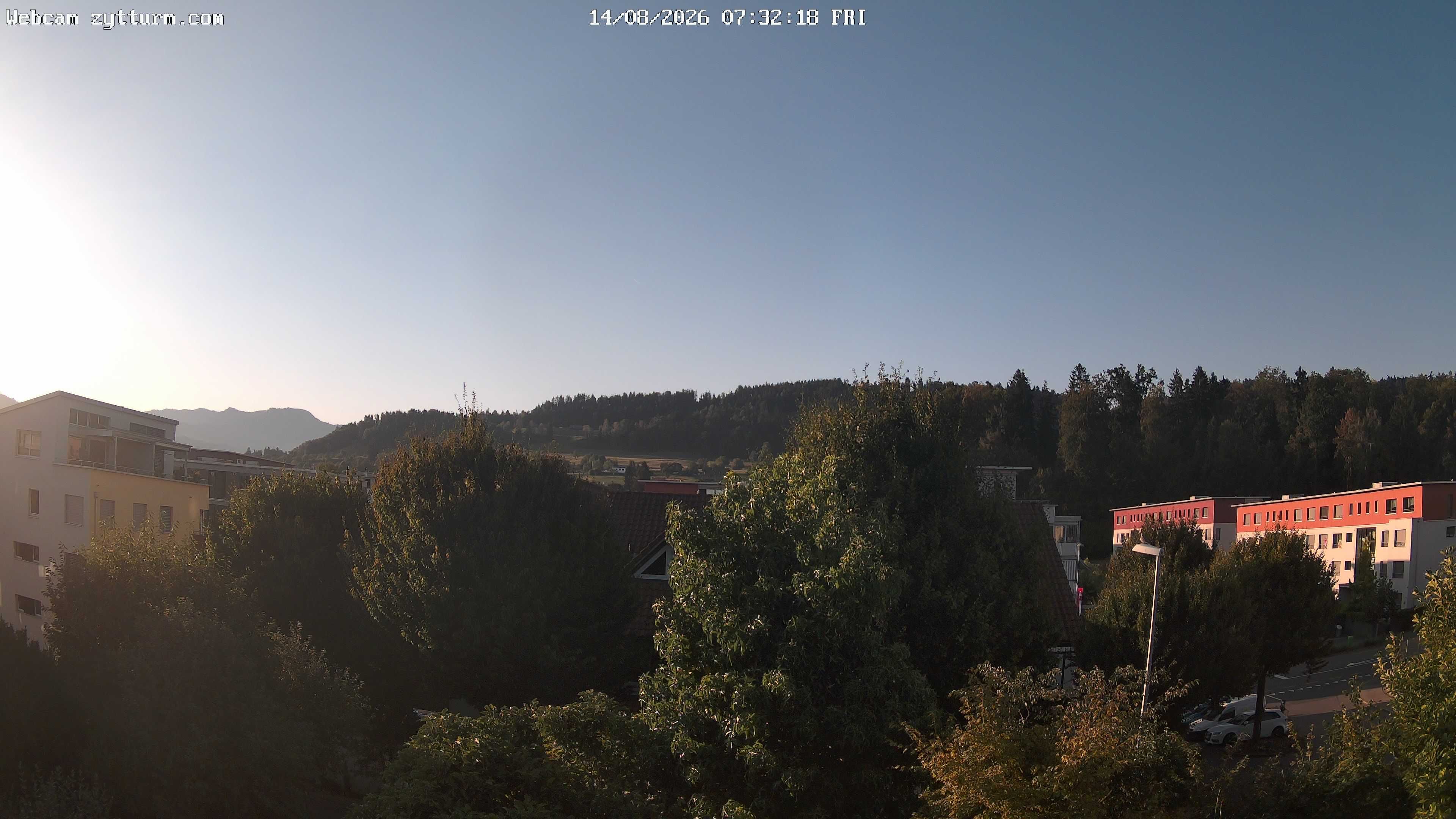 Risch-Rotkreuz: Live Webcam Rotkreuz Richtung Süd-Ost