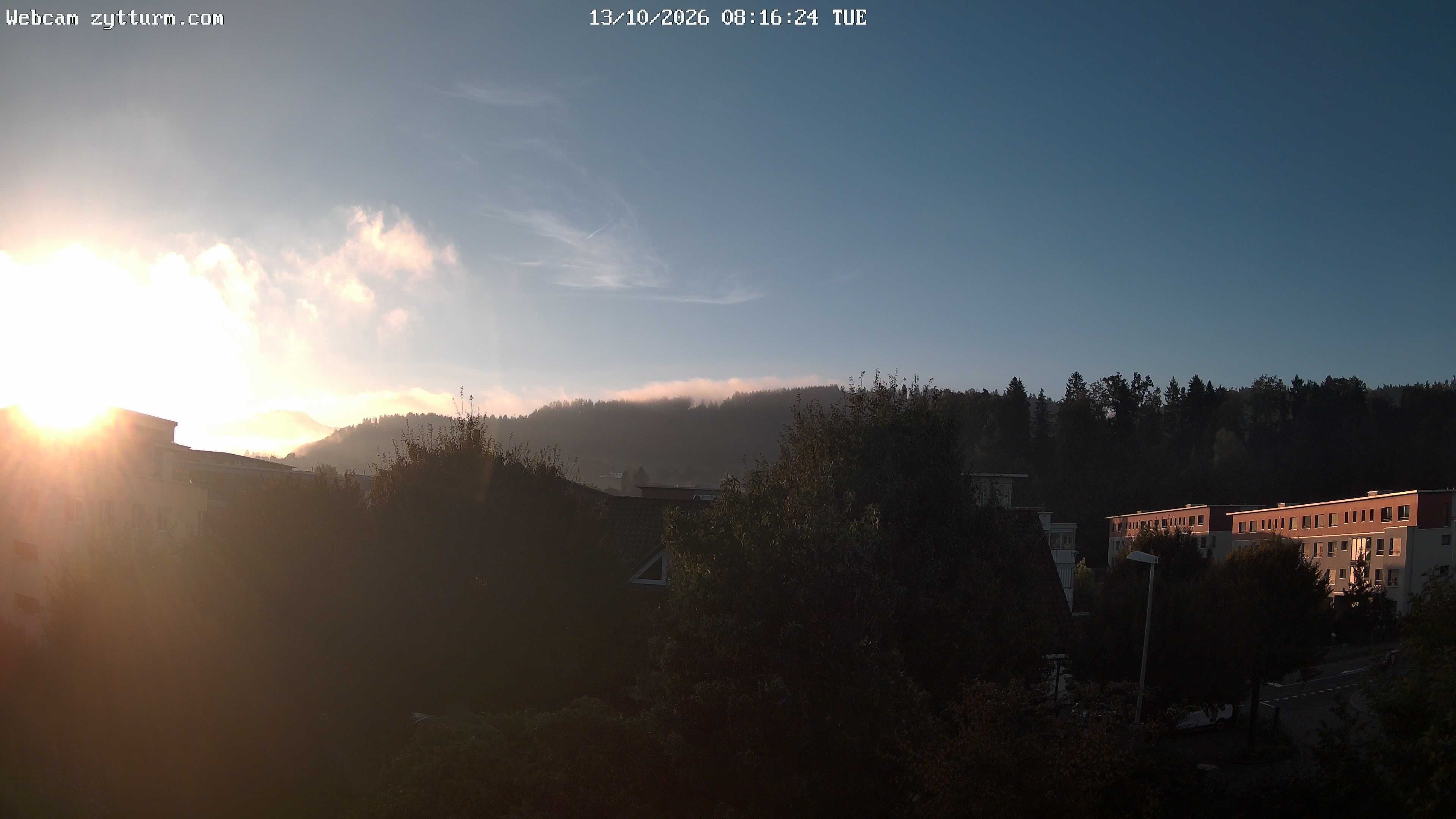 Risch-Rotkreuz: Live Webcam Rotkreuz Richtung Süd-Ost