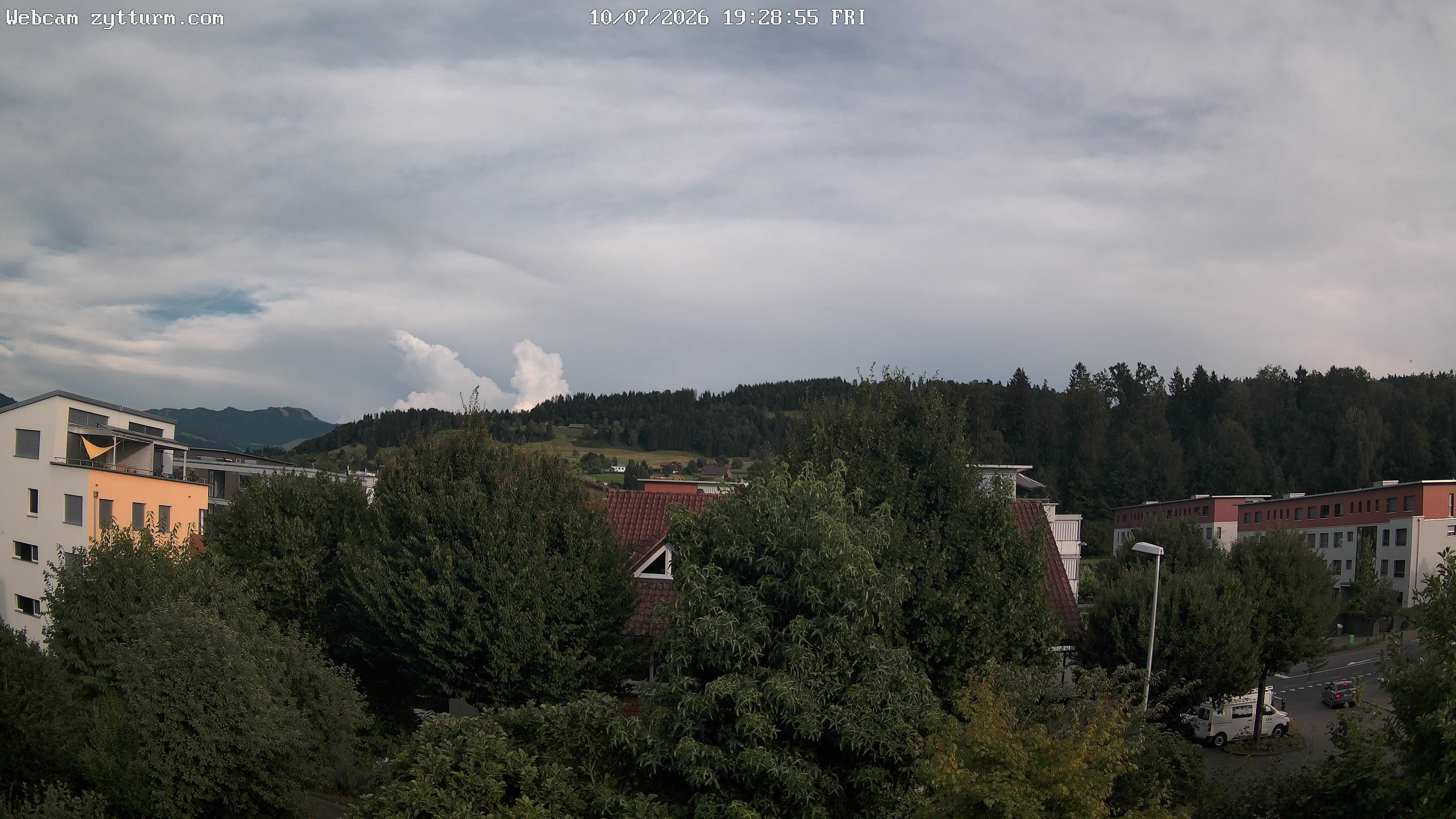 Risch-Rotkreuz: Live Webcam Rotkreuz Richtung Süd-Ost
