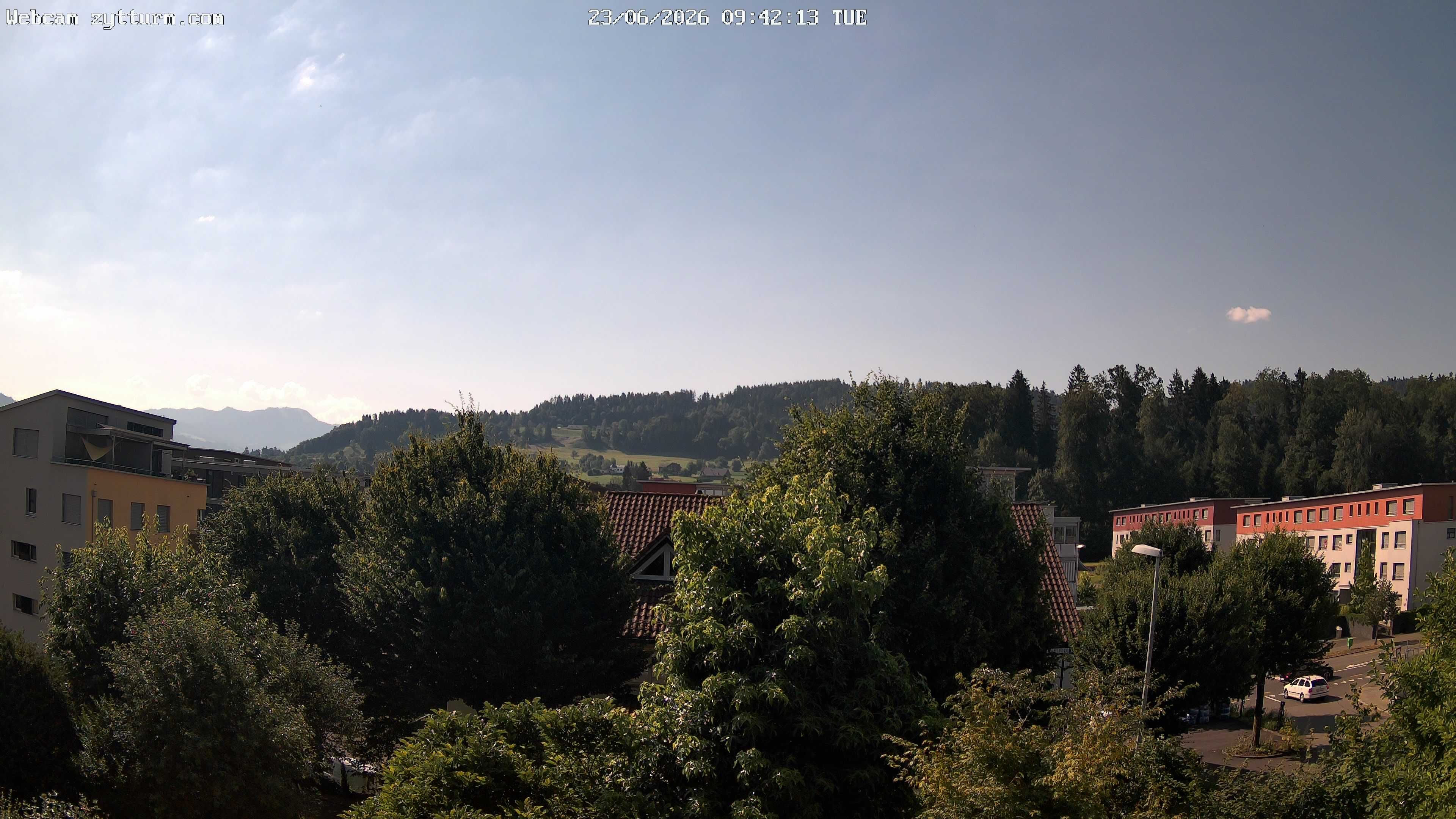 Risch-Rotkreuz: Live Webcam Rotkreuz Richtung Süd-Ost