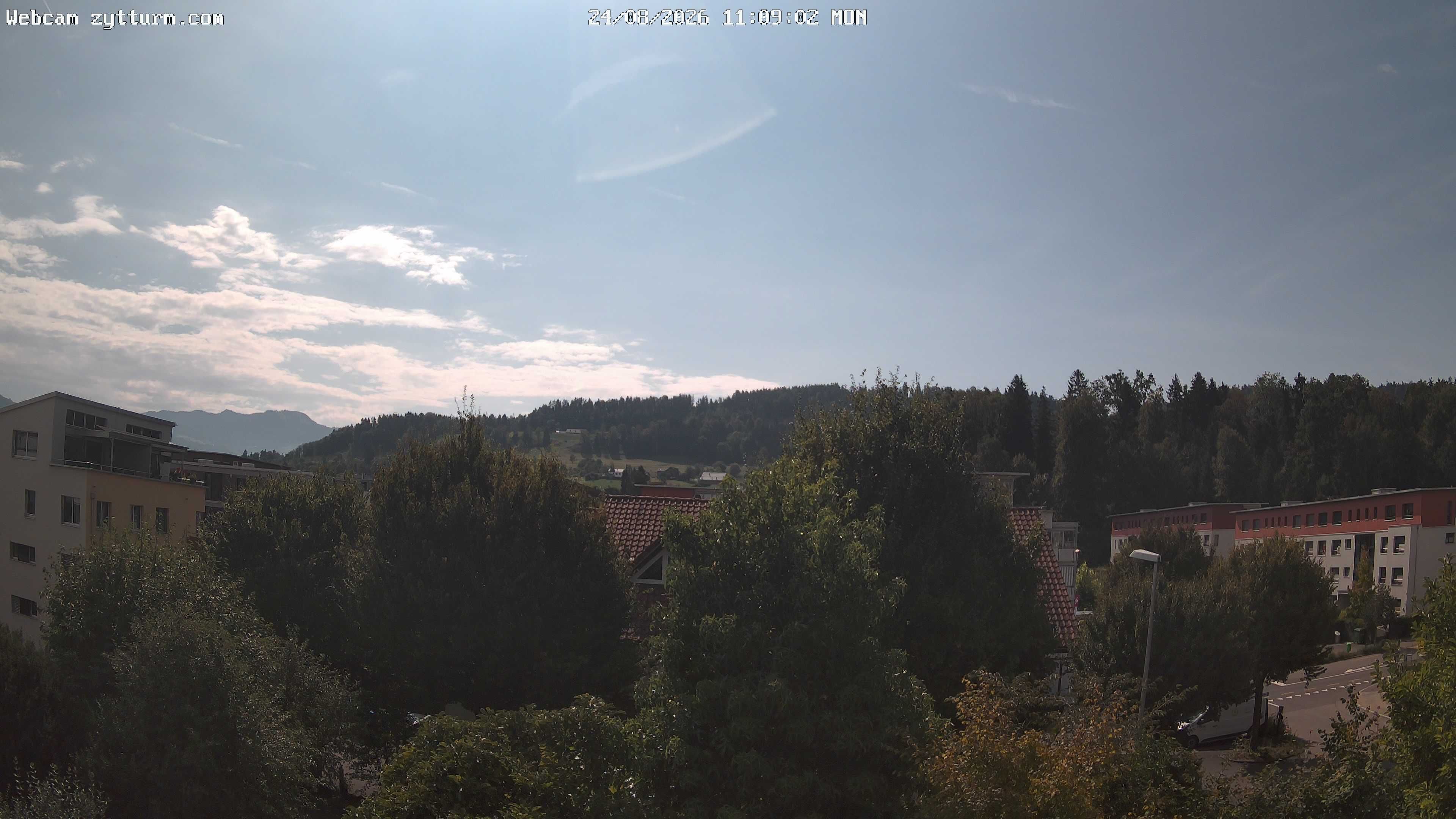 Risch-Rotkreuz: Live Webcam Rotkreuz Richtung Süd-Ost
