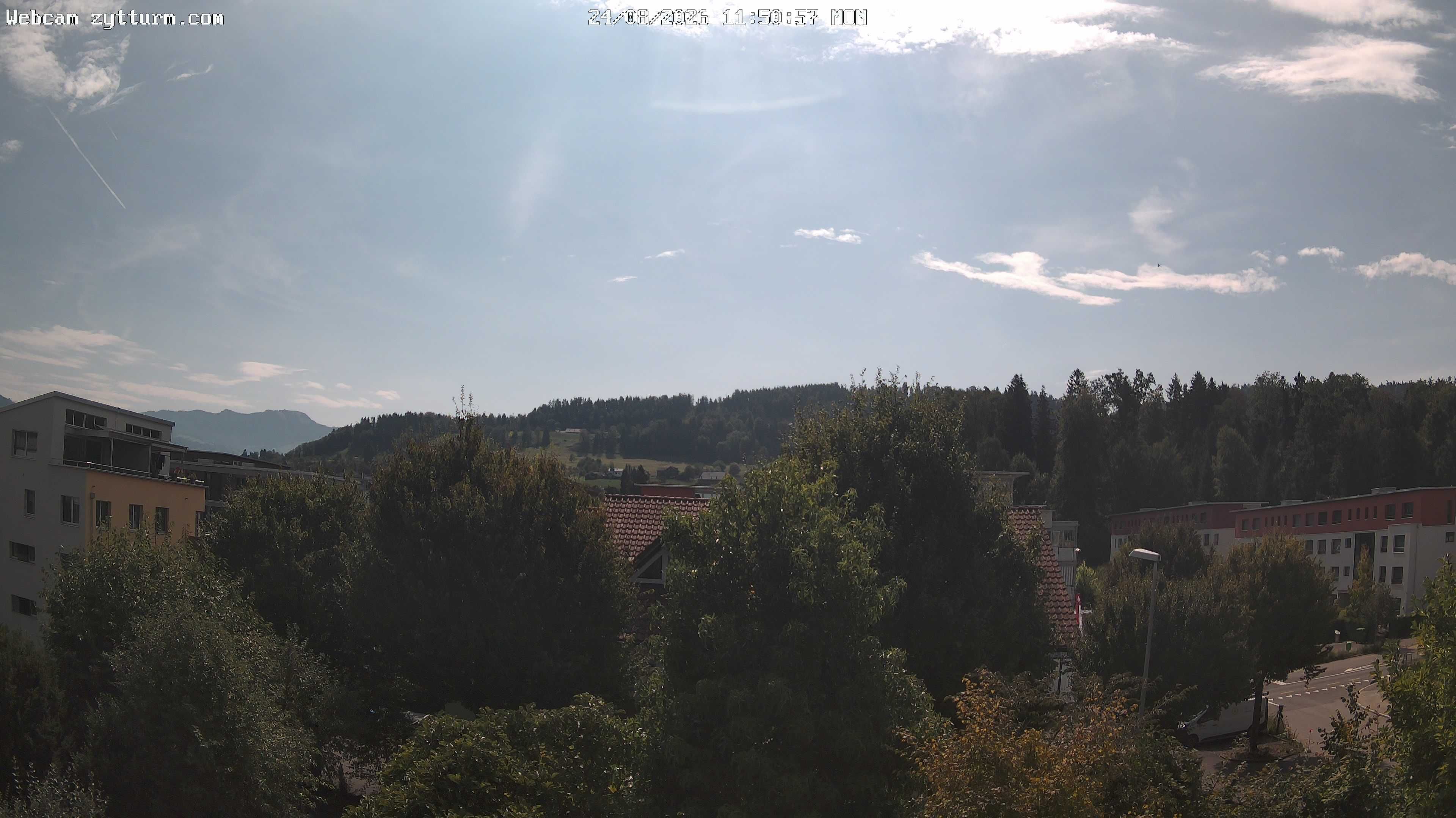 Risch-Rotkreuz: Live Webcam Rotkreuz Richtung Süd-Ost